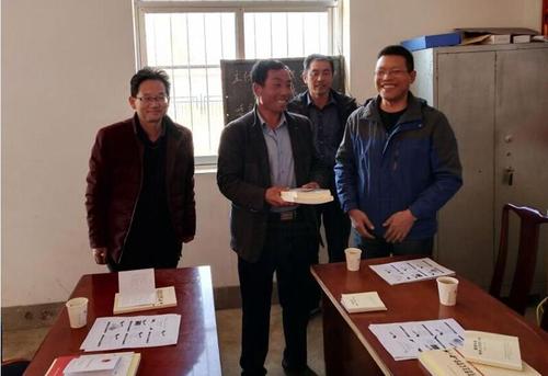 学院党委书记,院长赵明教授深入尚家台村讲党课