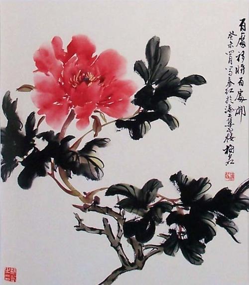 国画牡丹百图欣赏125