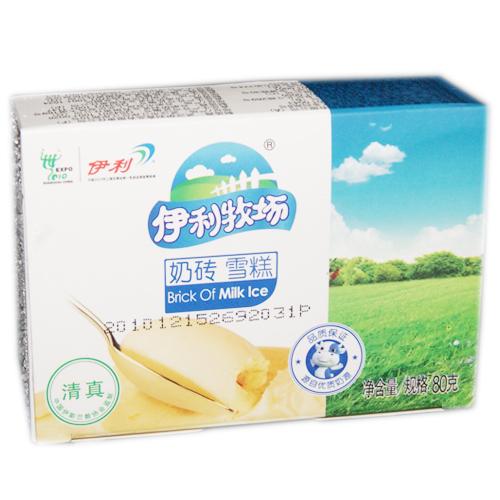 伊利牧场奶砖冷饮 冰淇淋 雪糕 75g*30支装