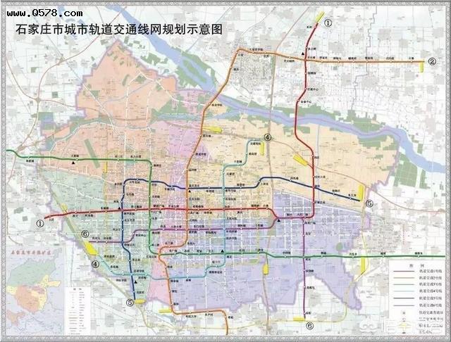 看石家庄地铁规划图,未来2号线要北延,穿过滹沱河到正定县城,然后