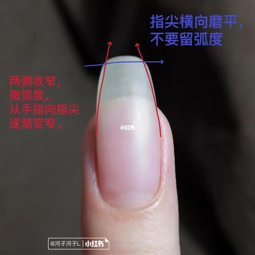 普通人修指甲教程|来get完美梯形_教程_指甲油_护甲_美甲_光疗_甲缘