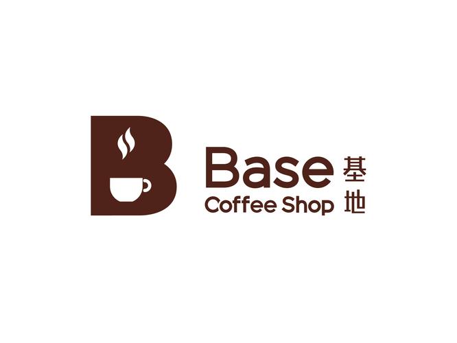 base咖啡logo设计二