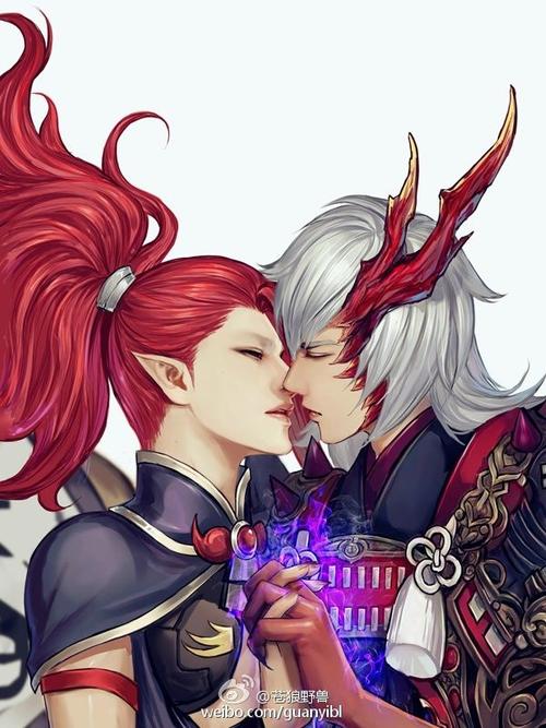 晚上了让我们来亲热一下~~ 茨木 x 酒吞