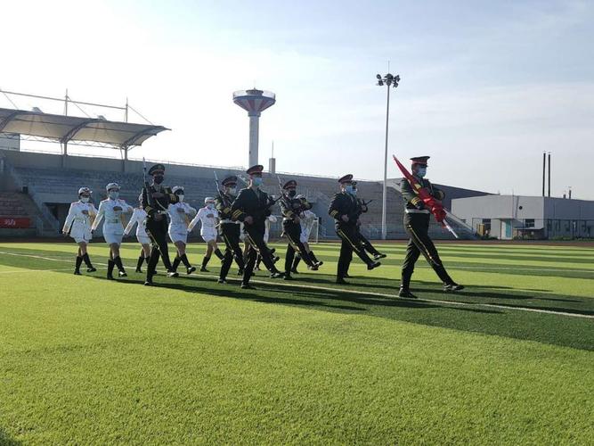 我院唐槐校区举行春季学期第一次升旗仪式 - 山西工程