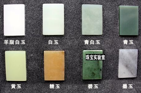 [转载]新疆和田玉颜色分级标本实物标准样品