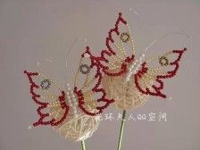 串珠蝴蝶成品