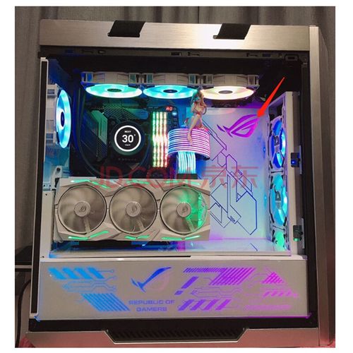 机箱灯板 白色太阳神机箱rog gx601 定制灯板光污染支架电源发光板