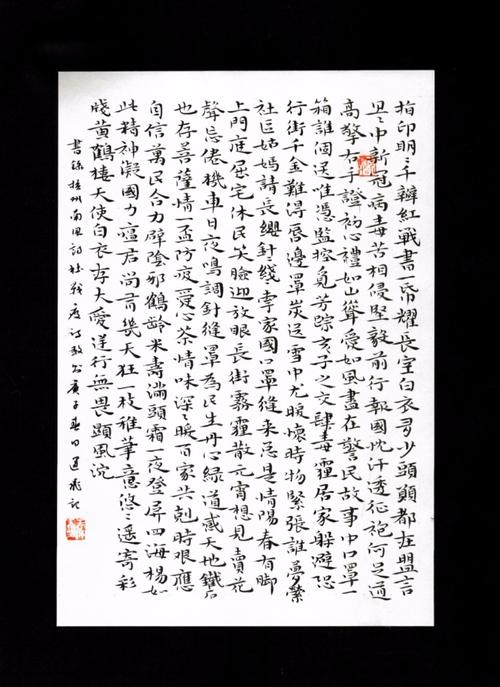 【艺心战疫 共克时艰】中国硬笔书协楷书委大书法作品