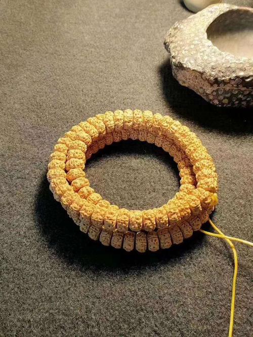 印尼小金刚菩提108 藏式小金刚 藏切梅花双龙纹(货号39)