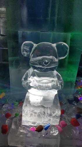 东北游之第五天晚上. 在哈尔滨参观冰雕大世界.赏冰乐雪.