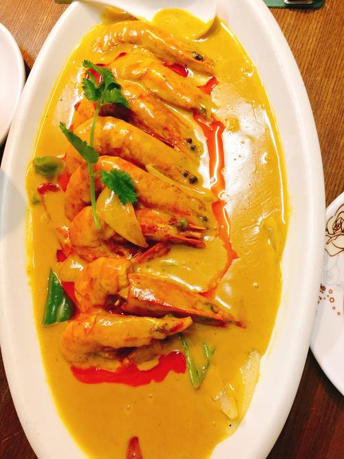 玉米咖喱虾