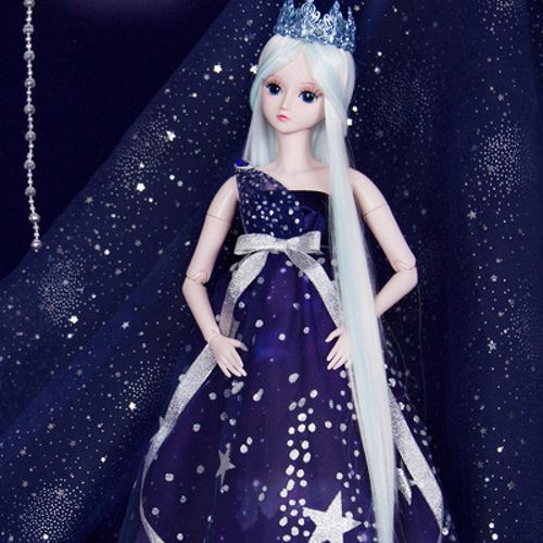 叶罗丽娃娃正品罗丽仙子夜萝莉白光莹冰公主全套60厘米女孩玩具星空