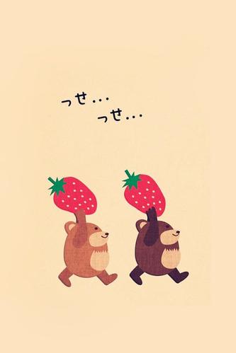 简单可爱非主流卡通图片手机壁纸