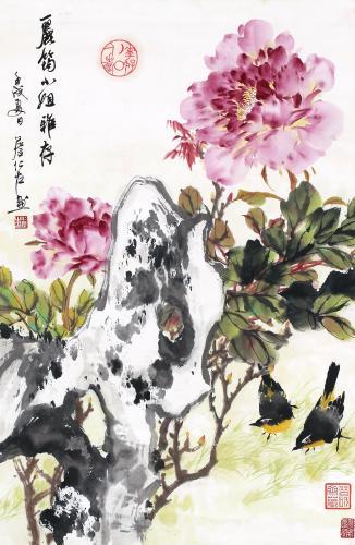 詹仁左 - 花卉图