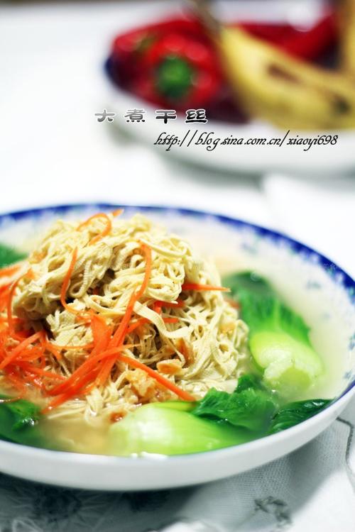 大煮干丝(江苏名菜)的做法,家常大煮干丝(江苏名菜)的