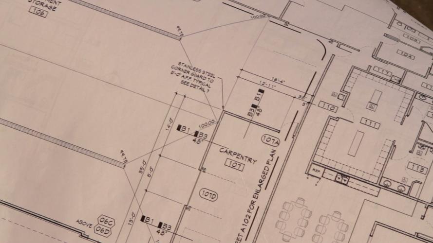 施工图纸cad图纸设计图动态实拍_1920x1080_高清视频