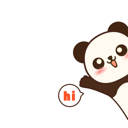 q版封面素材萌图熊猫