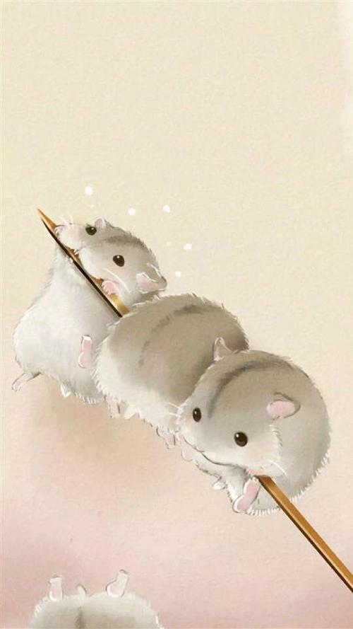 壁纸动漫卡通动物萌物仓鼠