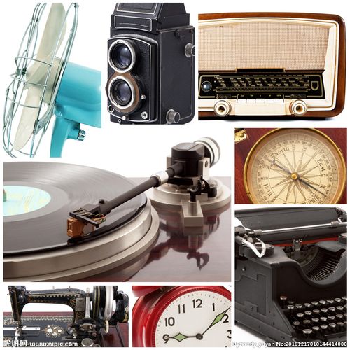 复古九十年代生活用品高清图片