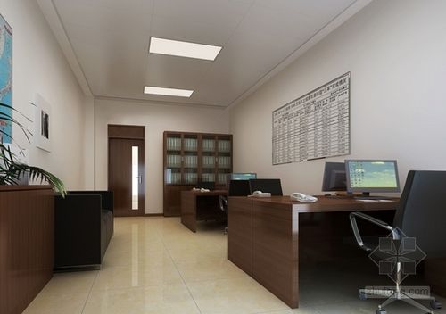 [江西]党政机关核心区办公楼室内装修施工图(含高清效果图)