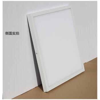 办公室600x600明装led平板灯正方形面板灯免开孔工程吸顶灯盘300x600