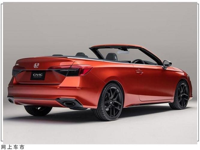 本田新思域敞篷版渲染图 采用双门四座_汽车江湖