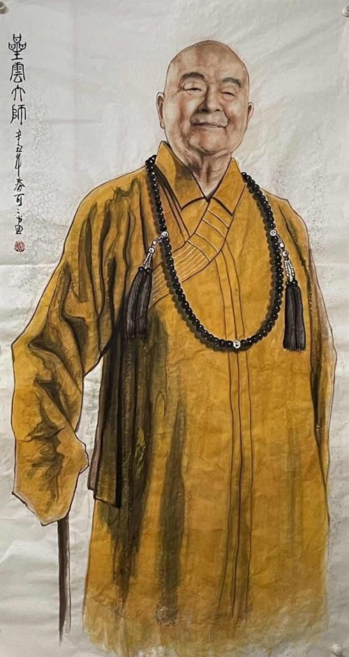 近代高僧图张可可水墨人物画展