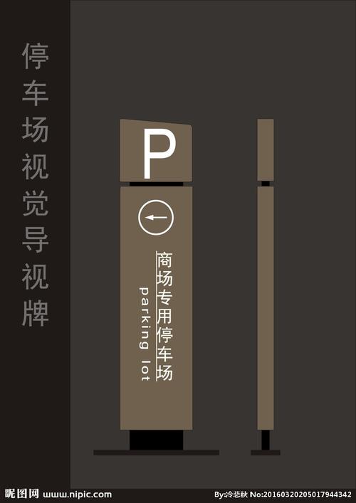 指示牌导视牌停车场指示牌图片