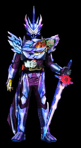 假面骑士圣刃粉丝自制真最终形态 星尘三合一龙狮等才