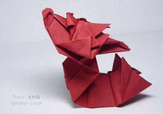 【图文】折纸大全图解之折纸壬辰龙的实拍图解教程