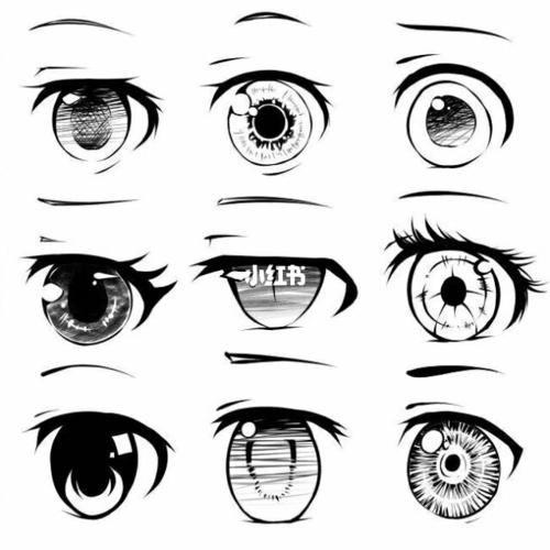 超好看的素描,动漫眼睛画法!96_动漫_素描_大海_文化_绘画