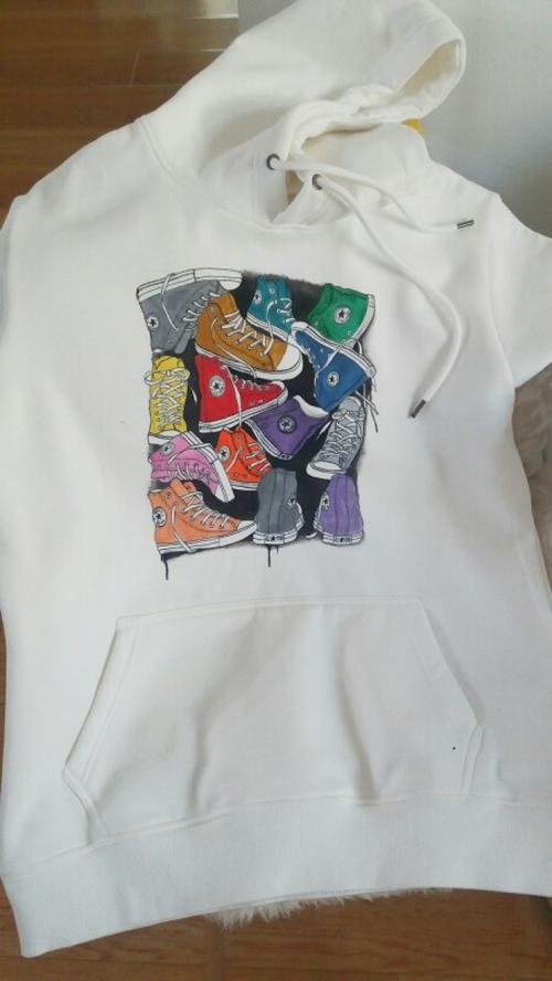手绘 丙烯画 t恤