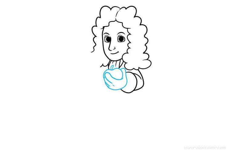 牛顿怎么画 牛顿简笔画漂亮卡通
