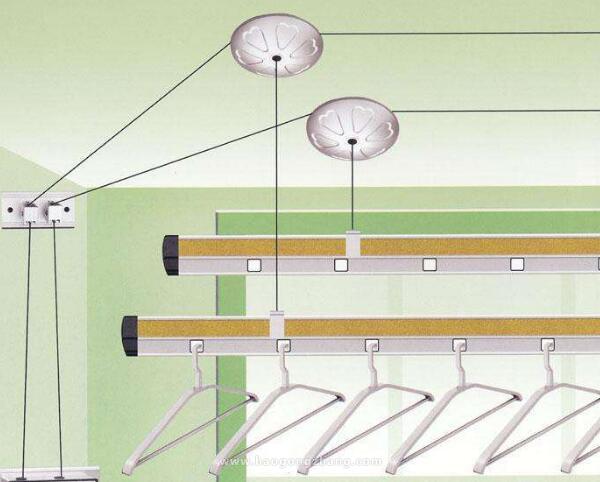 升降晾衣架怎么安装 升降晾衣架安装方法