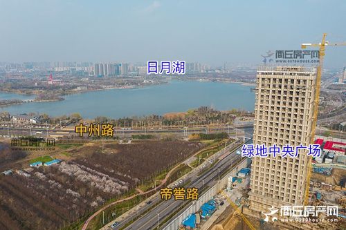 商丘cbd!3月份,日月湖周边项目最新工程进度