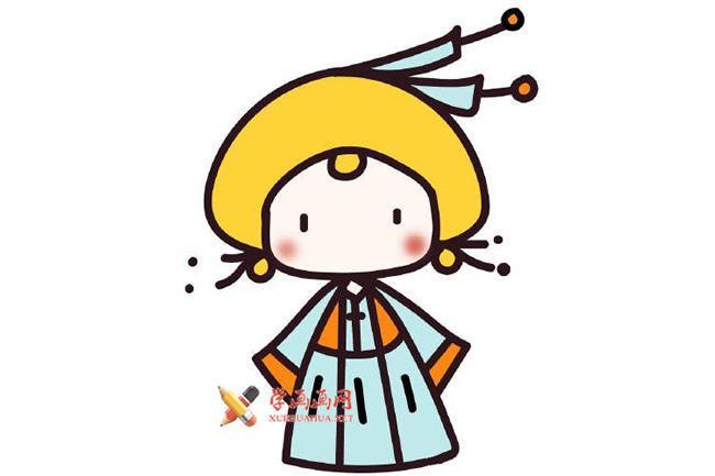 首页 儿童画 简笔画 人物简笔画 小学生