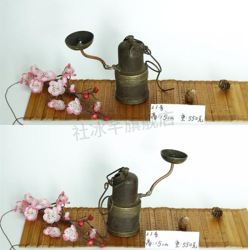 复古古玩老物器老嘎斯灯瓦斯灯电石灯提灯民俗老物件收藏品铜铁质矿灯