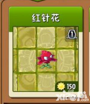 植物大战僵尸之红针花的简笔画