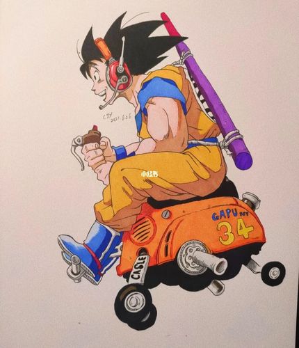 手绘马克笔七龙珠_手绘_马克笔_宁波财经学院攻略_财经_上色_教程_七