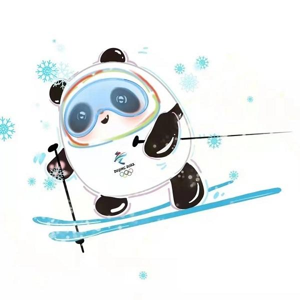 农林大学子手绘版"冰墩墩""雪容融"萌化了!