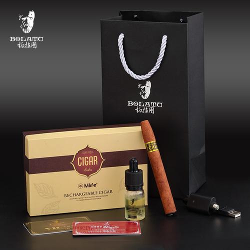 柏拉图古巴雪茄电子烟正品套装礼品蒸汽烟大烟雾戒烟器仿真烟油