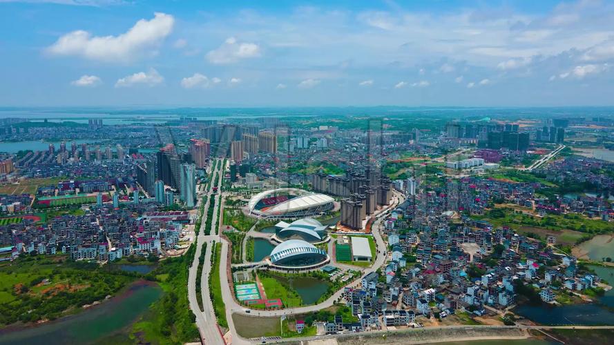 鄱阳县航拍延时