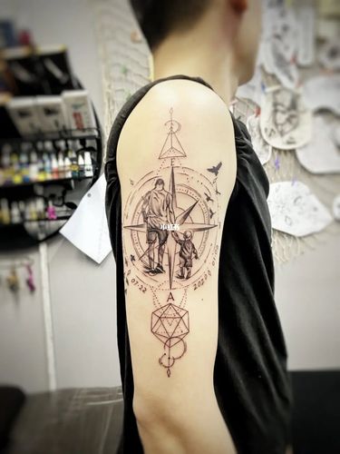 12张的父爱如山纹身作品_纹身_龙归(地铁站)自由行热门攻略_美妆_彩妆