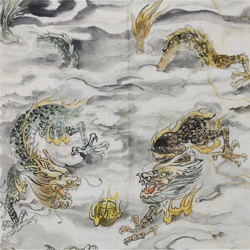 谢长明 三龙戏珠