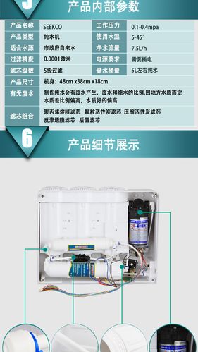 泵业供应 amg智能净水器家用直饮机自来水过滤厨房净化185i净水机ro反