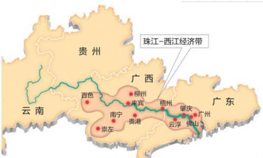 是珠江水系的最大干流,发源于云南省沾益县马雄山北东麓(也是珠江的