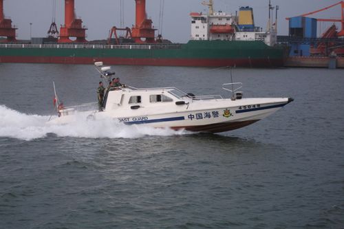 海警二支队快艇巡逻