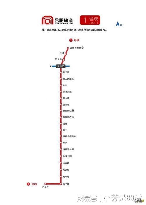 合肥地铁1号线的"北望"与北部发展的潜力