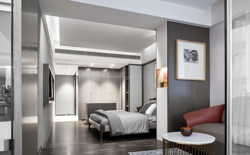 现代新中式风格大卧室装修效果图片