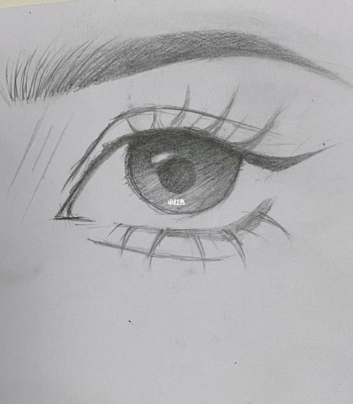眼睛局部简笔画